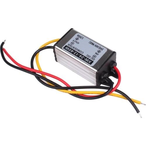 Waterproof Power converter Module 24 V To 12V 5A 60W DC/DC Car Power Converter Supply Adapter Regulator Dustproof Shockproof