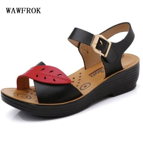 WAWFROK Shoes With Medium Heels