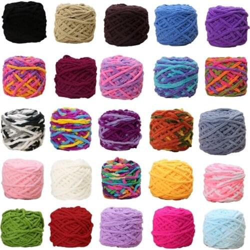 100g/pc Cotton Colorful Dye Scarf Hand-knitted Yarn For Hand knitting Needles Scarf Soft Milk Cotton Yarn Thick Wool Yarn W608