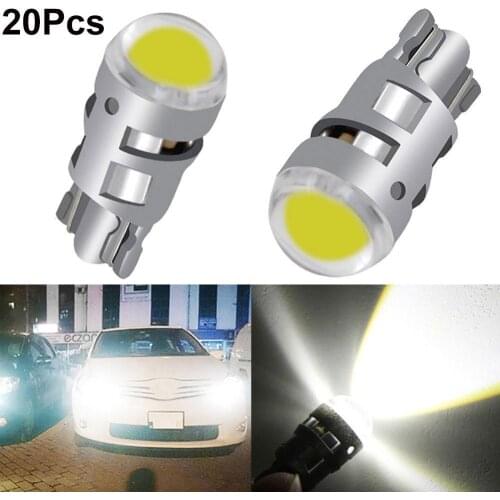 20Pcs T10 W5W 194 168 LED Car Clearance Backup Reverse Light Signal Lamp Bulb