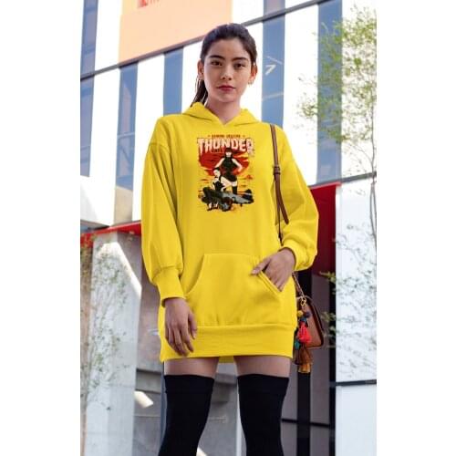 Angemiel Wear Thunder Yellow Dress Sweatshirt Tunik