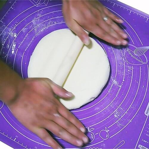Silicone Kitchen Kneading Dough Mat Cookie Cake Baking Mat Tools Thick Non-stick Rolling Mats Pastry Accessories Sheet Pads