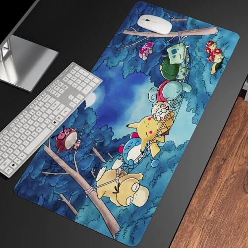 Oversized Magic Pet Beautiful Landscape Pattern Mouse Pad Desk Pad Anime Gaming Mouse Mats HD Print Computer keyboard mouse pad