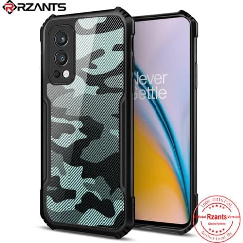 Rzants For Oneplus Nord 2 5G Case Hard Camouflage Protection Slim Thin Small Hole Cover