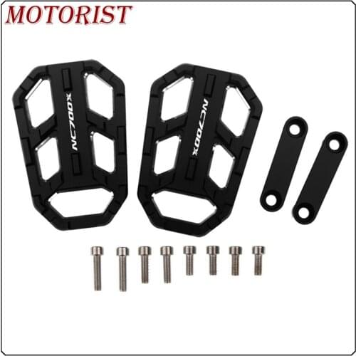 FOR HONDA NC700X NC 700X 2012-2019 Motorcycle Billet Footrest Wide Pedals Pedal Rest Footpegs