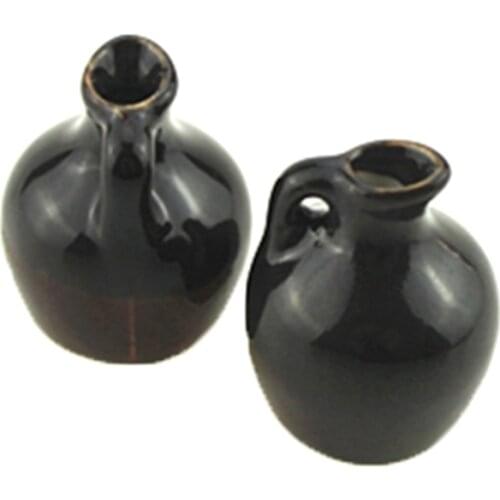 Furniture Simulation Rement Ceramic Flower Vase Doll House Dollhouse Miniature Accessories Toys for Kids Children