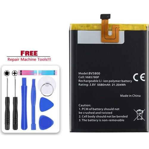 2021 New 5580MAH Battery For Blackview BV5800 / BV5800 Pro BV5800Pro Bateria Batteries