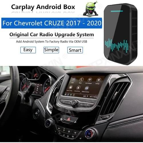 Upgrade Radio Carplay Android Auto Audio For Chevrolet Cruze 2017-2020 Apple Wireless AI Box Car Multimedia Player GPS Navi unit