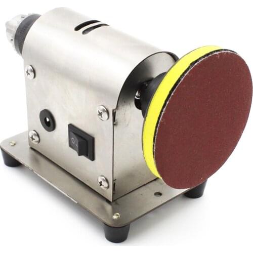 Jewelry Rock Polishing Buffer Machine Jewelry Grinder Mill Polishing Machine Benchtop Polisher with 20pc Sandpaper EU Plug