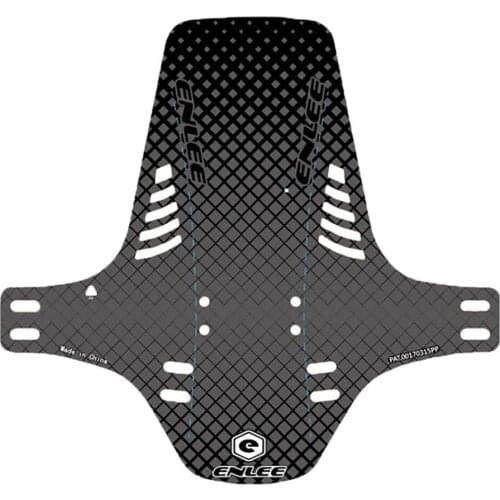 Durable Bicycle Fender Front Rear With 6 Fixing Strap PP Resin Bicycle Fender New