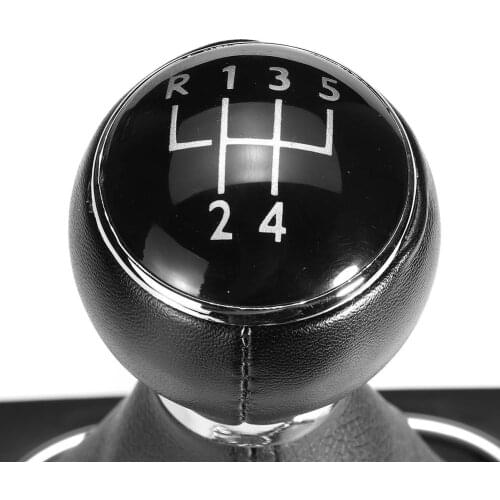 5/6 Speed Gear Shift Knob Boot Gaiter Cover for Golf Jetta MK5 MK6 2005-2014