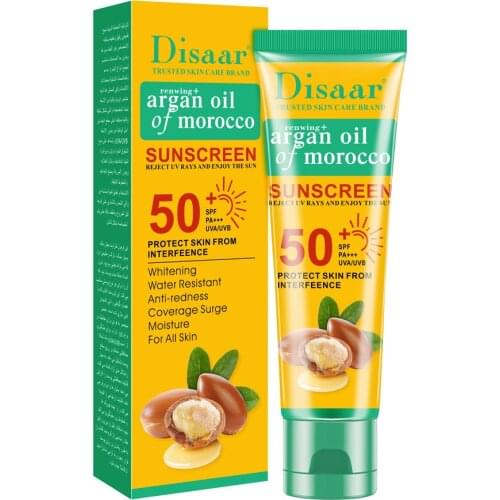 SNOW LADY DISAAR New Product Argan Oil Of Morocco Sunscreen SPF 50+PA+++ Waterproof Protection Sun Screen Cream For All SkinCare
