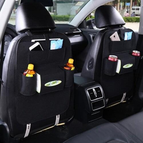Car Seat Back Bag Stowing Tidying Organizer Hanging Bag Thick High Quality Car Storage Box