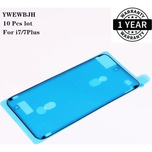 YWEWBJH 10pcs Waterproof Sticker for iPhone 7 7Plus 8 8Plus 3M Adhesive Pre-Cut LCD Screen Frame Tape Repair Parts