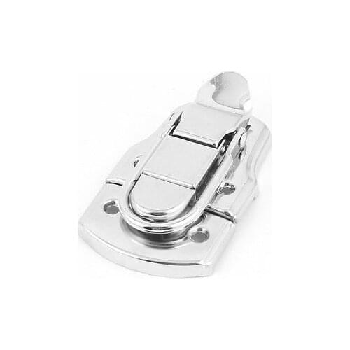 Suitcase Luggage Chest Lock Metal Toggle Catch Latch Clasp Silver Tone 76mmx45mm
