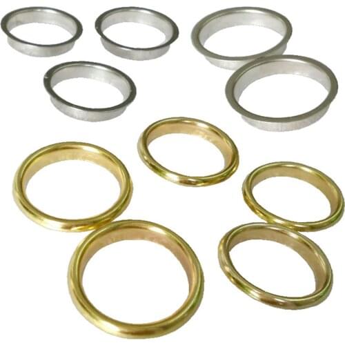 100 pcs / lot 23mm, 25mm, Nickel / Light Gold Purse Eyelets with Nickel Washers / Light Gold Round Eyelets And Tools