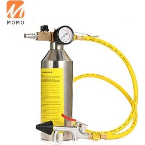 Automotive air conditioning cleaning bottles, auto ac pipe cleaning, evaporator condenser ac system cleaning tool gun
