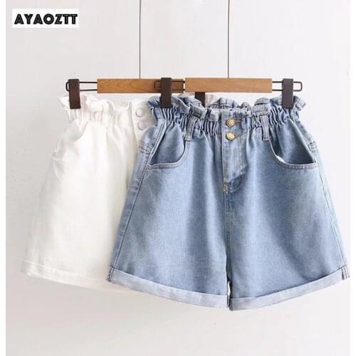 Женские джинсовые шорты AYAOZTT China At AliExpress