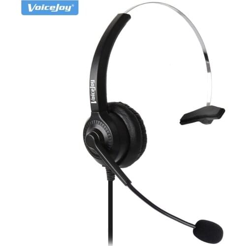 Call center headset with microphone for office phones AVAYA 2400 4600 Series, Aastra, Ascom,Nortel,Alcatel phones,etc