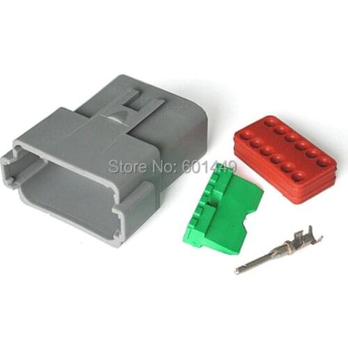 Connector female cable connector male terminal 12 pin connector automotive Plugs sockets seal DJ3121Y-1.6-11