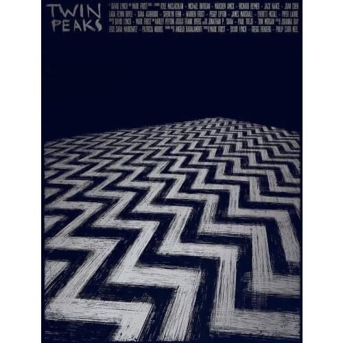 Hot Movie TV Shows Twin Peaks Silk Cloth Poster Art Bedroom Decoration
