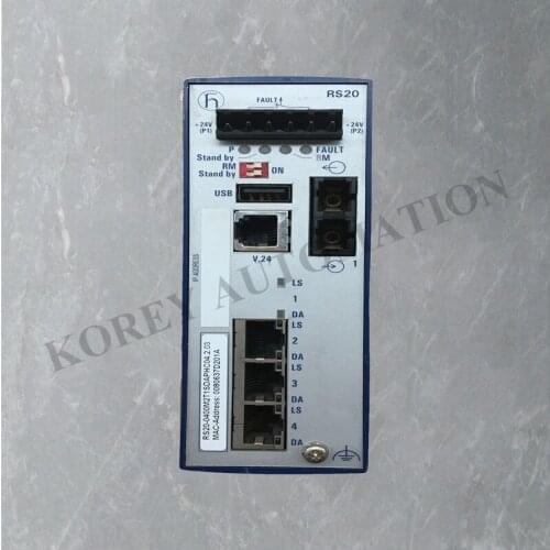 HIRSCHMANN INDUSTRIAL SWAITCH MODULE RS20-0400M2T1SDAPHC04.2.03 USED GOOD IN CONDITION