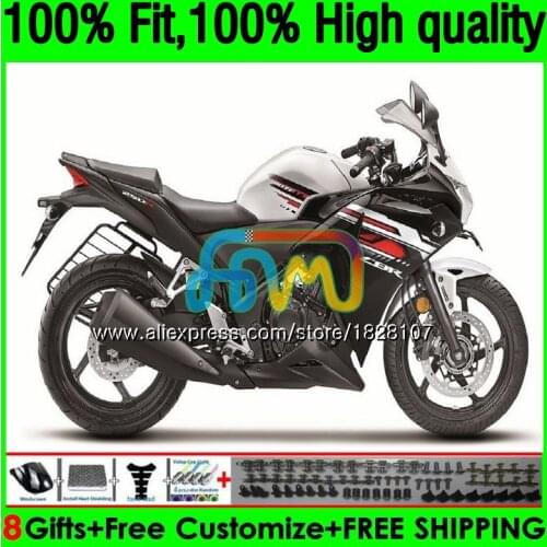 Injection For HONDA CBR250 R CBR250R MC41 11 12 13 White black 14 15 162BS.10 CBR 250R 250 R 2011 2012 2013 2014 2015 Fairings
