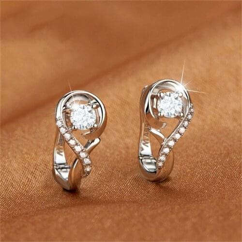 Exquisite Music Note Weight Loss Earrings Cubic Zirconia Earrings Acupoint Stimulation Magnetic Therapy Fat Burning Jewelry Gift