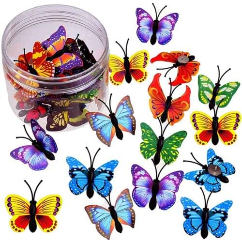 30pcs Map Thumbtacks Cute Butterfly Push Pins Diy Thumb Tacks For Photos Cork Board Office Student School Supplies Home Hardware