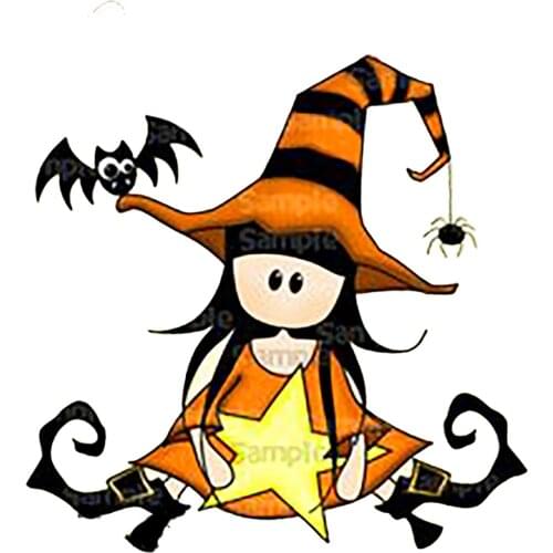 Star Bat Witch Metal Cutting Dies Human Doll Stencil For DIY Craft Scrapbooking Cards Decorative