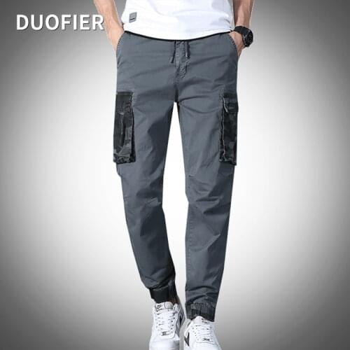 Side Pockets Camouflage Cargo Joggers Pants Men 2021 Tactical Casual Harajuku Streetwear Sweatpants Trousers Male Pants Baggy