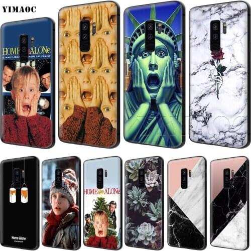YIMAOC Home Alone Soft Silicone Case for Samsung Galaxy S6 S7 Edge S8 S9 Plus A3 A5 A6 Note 8 9