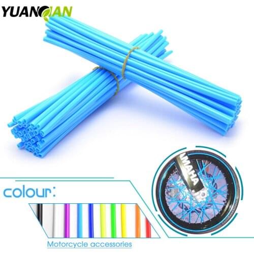 Motorcycle Motocross Dirt Bike Wheel Rim Spoke Skins Covers Wrap Decor Protector Kit For kawasaki kxf 250 yamaha yamaha yz