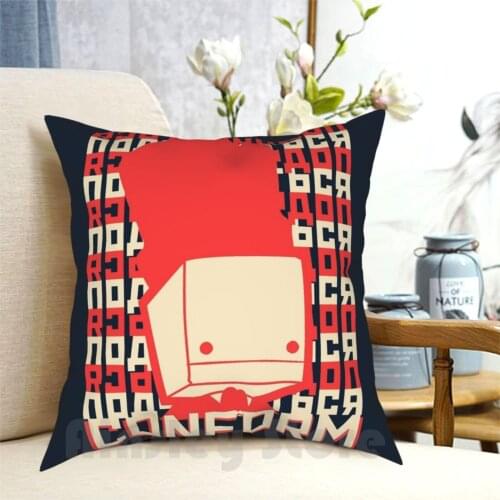 Bolshe-Block Theater Pillow Case Printed Home Soft DIY Pillow cover Battleblock Theater Theatre Behemoth Castle Crashers