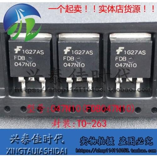 Original new 5pcs/ 047N10 FDB047N10 120A/100V TO-263