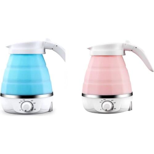 Portable Folding Electric Kettle 220V 850W Automatic Fast Boiling Kettle High Power Tea Bottle Safety Appliance