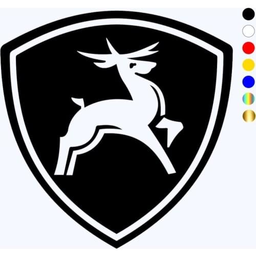 CK3234#15*15.3cm VV MVD Volga district reflective funny car sticker vinyl decal waterproof car auto stickers silver/ black