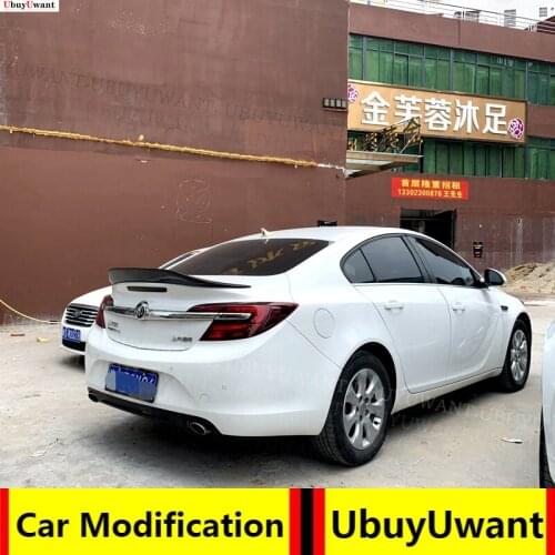 FOR Opel Insignia Rear Genuine Carbon Fiber Trunk SPOILER 2014-2016 Year Real Carbon Fiber Rear Wing Sport Accessories Body Kit