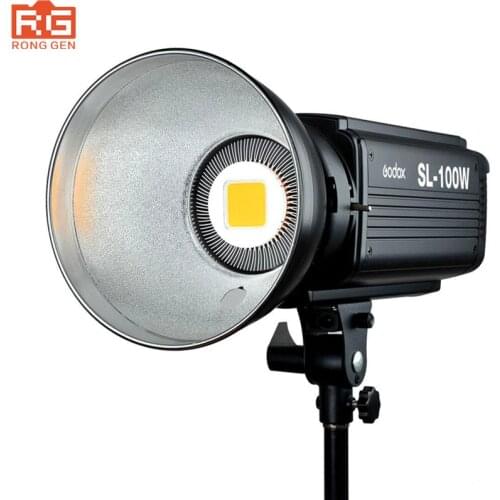 High-Quality Godox SL-100W 2400LUX Studio LED Continuous Video Light Bowens Mount w/ Remote