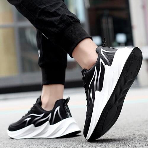 Leisure Shoes Man Shoes Casual Men Zapatos Casuales Sneakers Mens Slip On Solid White Fashion Knitting Sport For Male