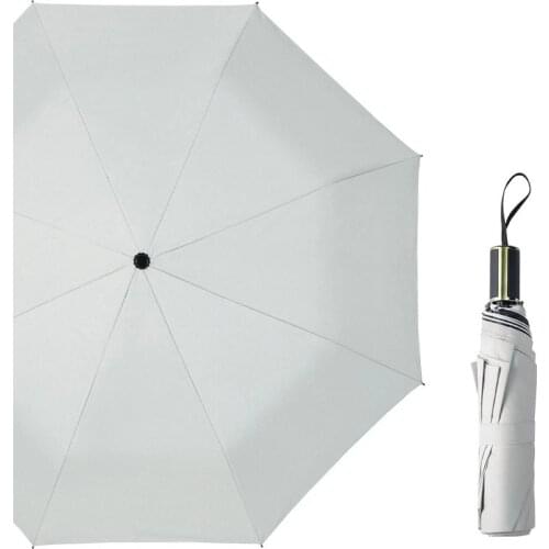 White Black Strong Windproof Folding Women Umbrella Business Male Female Parasol Outdoor Portable Paraguas Men Anti-UV Gift