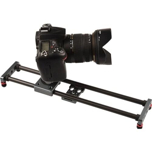 16 Inch/40cm Mini Table Top Video Camera Slider Carbon Fiber Rail Rods Up to 11