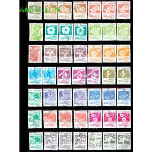 60 PCS Nicaragua Unused Postage Stamps With Post Mark For Collection A0304