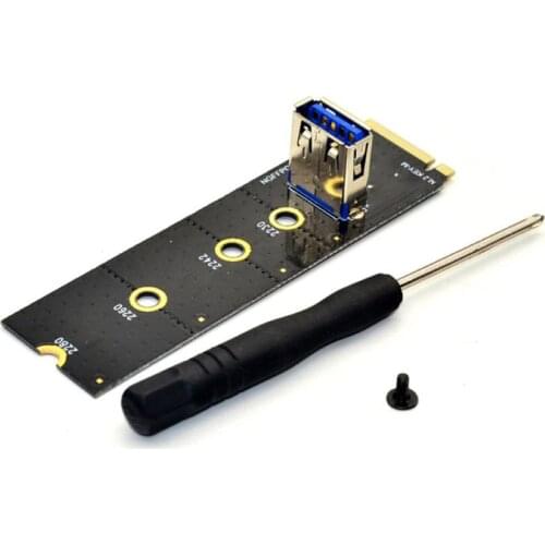 M.2 To PCI-E Slot Adapter Card Graphics Card Extension Adapter Cable Plug And Play Computer Accessories