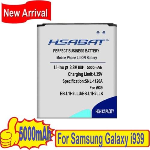HSABAT 5000mAh EB-L1H2LLU Battery for Samsung i939/4G LTE E210S/K/U Galaxy Premier i9260 i9268 Express 2 G3815 G3818 G3819 G3812