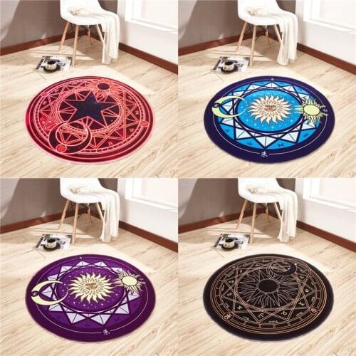 Anime Sakura Magic Array Carpet Antislip Doormat Living Room Coffee Table Carpets Home Decoration Bedroom Rugs Entrance Door Mat