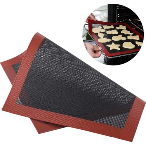 Non-Stick Perforated Silicone Baking Mat Oven Sheet Liner Tool For Cookie /Bread/ Macaroon/Biscuit Kitchen Bakeware Accessories