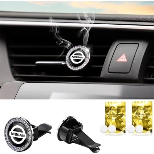 Refillable Car Air Freshener Perfume Diffuser Vent Clip Auto Interior Accessories For Nissan Qashqai Juke Pulsar Sentra Altima