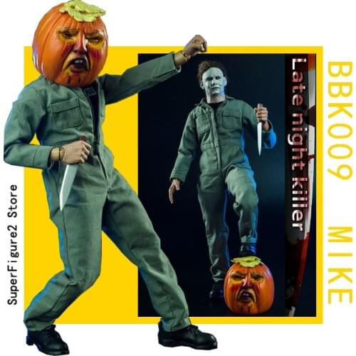 BBK BBK009 1/6 Scale Halloween Night Male Killer Mike Model Figure Full Set for Fans Collection In Stock