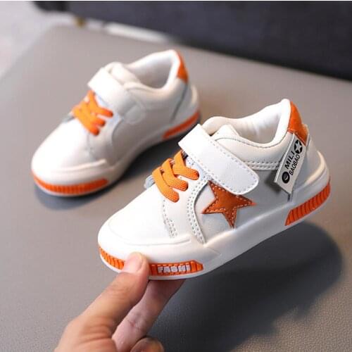 Childrens Sports Shoes New 2020 Autumn Boys Girls Casual Shoes Brand Baby Toddler Leather Running Shoes Fashion Kids Sneakers